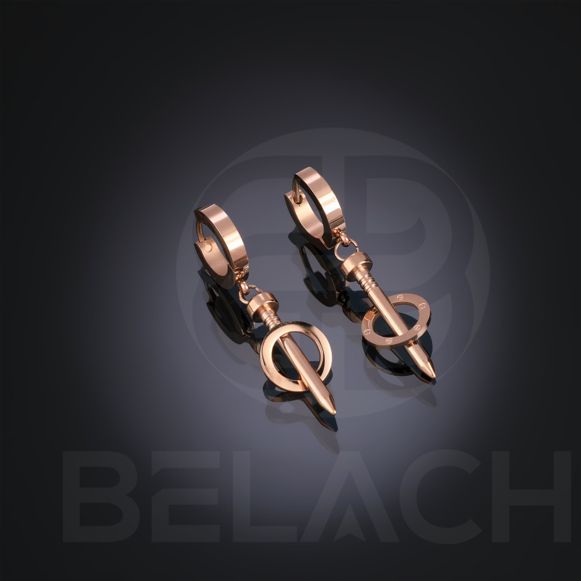 Rosegold Plated Luxuries Earrings GPER012