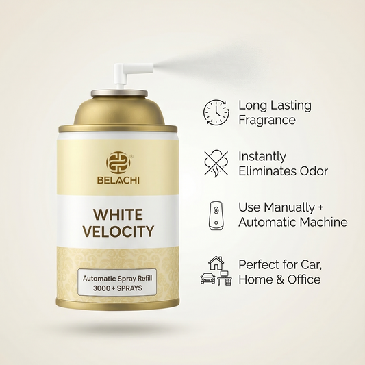 Belachi White Velocity Airfreshner 265ML