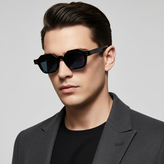 Durban Full Black Round Sunglasses