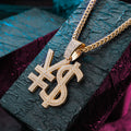 Yen Daller Gold chain With Diamond Pedant GPCP073