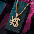 Yen Daller Gold chain With Diamond Pedant GPCP073