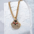 Angry Dog Gold chain With Diamond Pedant GPCP065