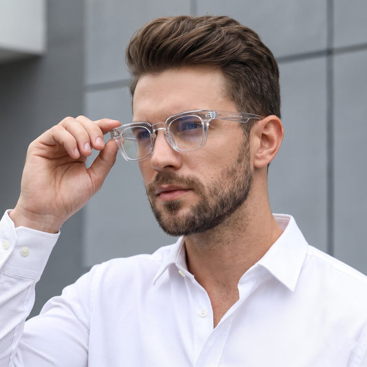 Hamilton Clear Square Sunglasses