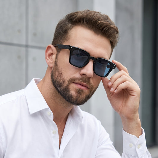 Hamilton Full Black Square Sunglasses