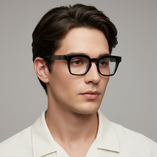 Hamilton Grey Clear Square Sunglasses