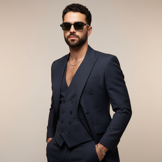Henry Grey Green Square Sunglassessc