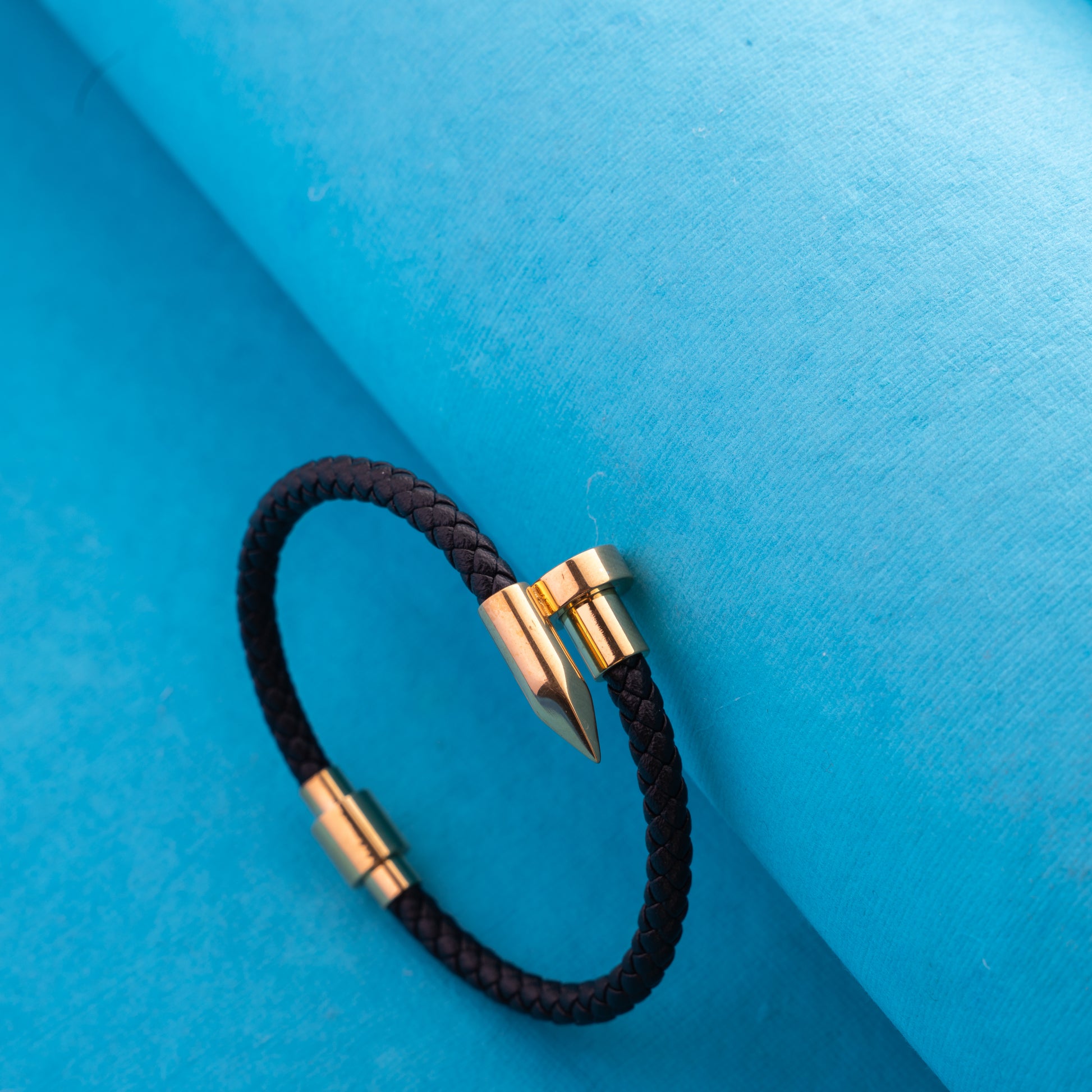 Pandora Gold Leather Bracelet