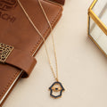 Gold Plated Trivia Evil Eye Women's chain And Pedant