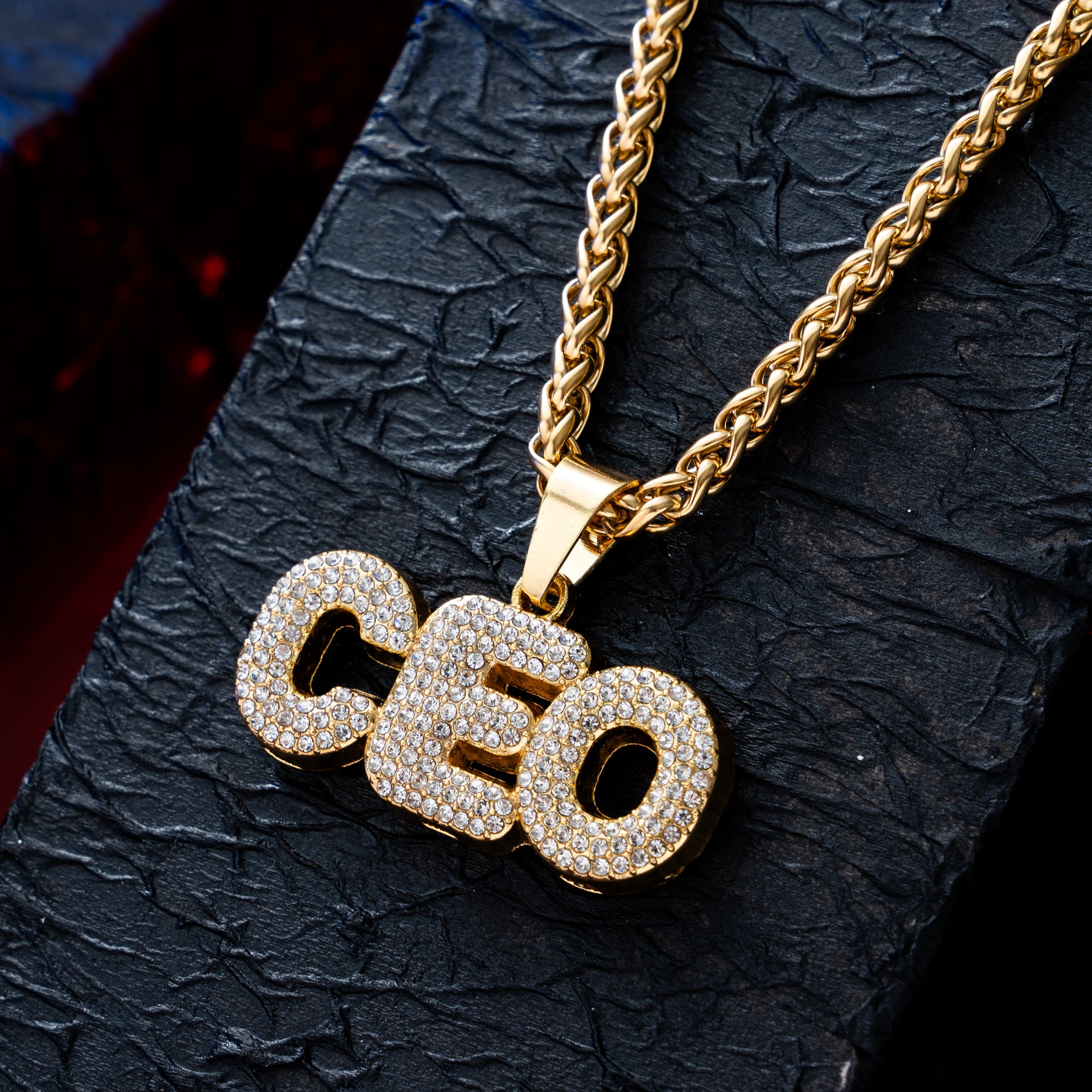 CEO Gold chain With Diamond Pedant GPCP002