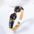 Black Leopard Luxuries Gold  Kada