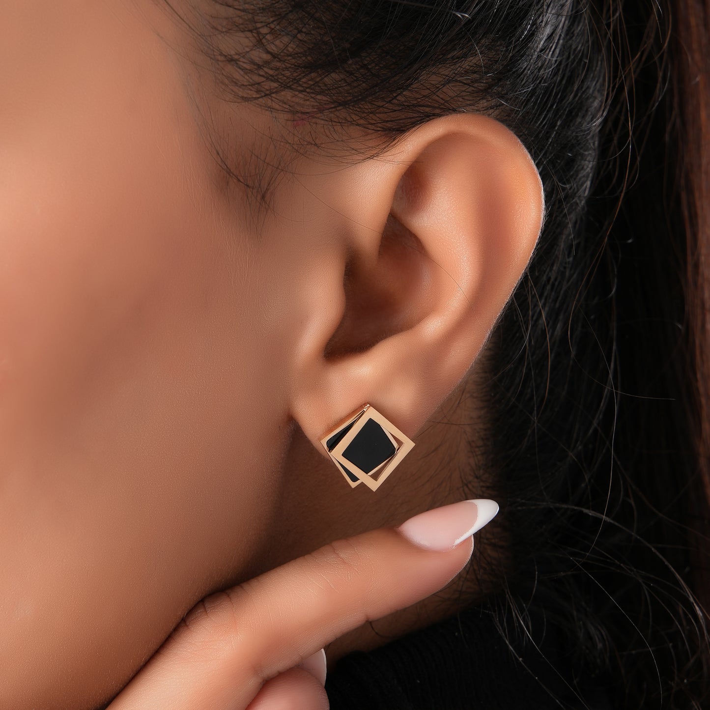 Rosegold Plated Luxuries Earrings GPER007