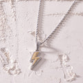 Flash Silver Gold Pedant and chain