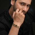 Lucifer Full Gold Black Premium Kada