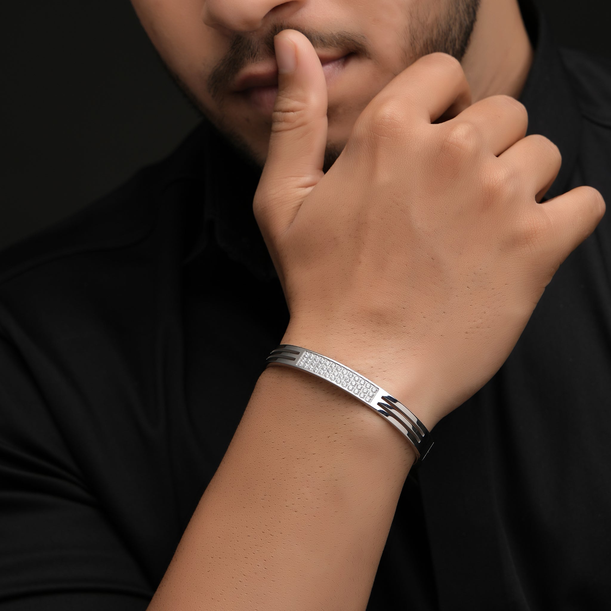 Jewellery Silver Bracelet For Mens Tanishq Silver Bracelet For