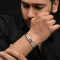 Lucifer Full Silver Gold Premium Kada