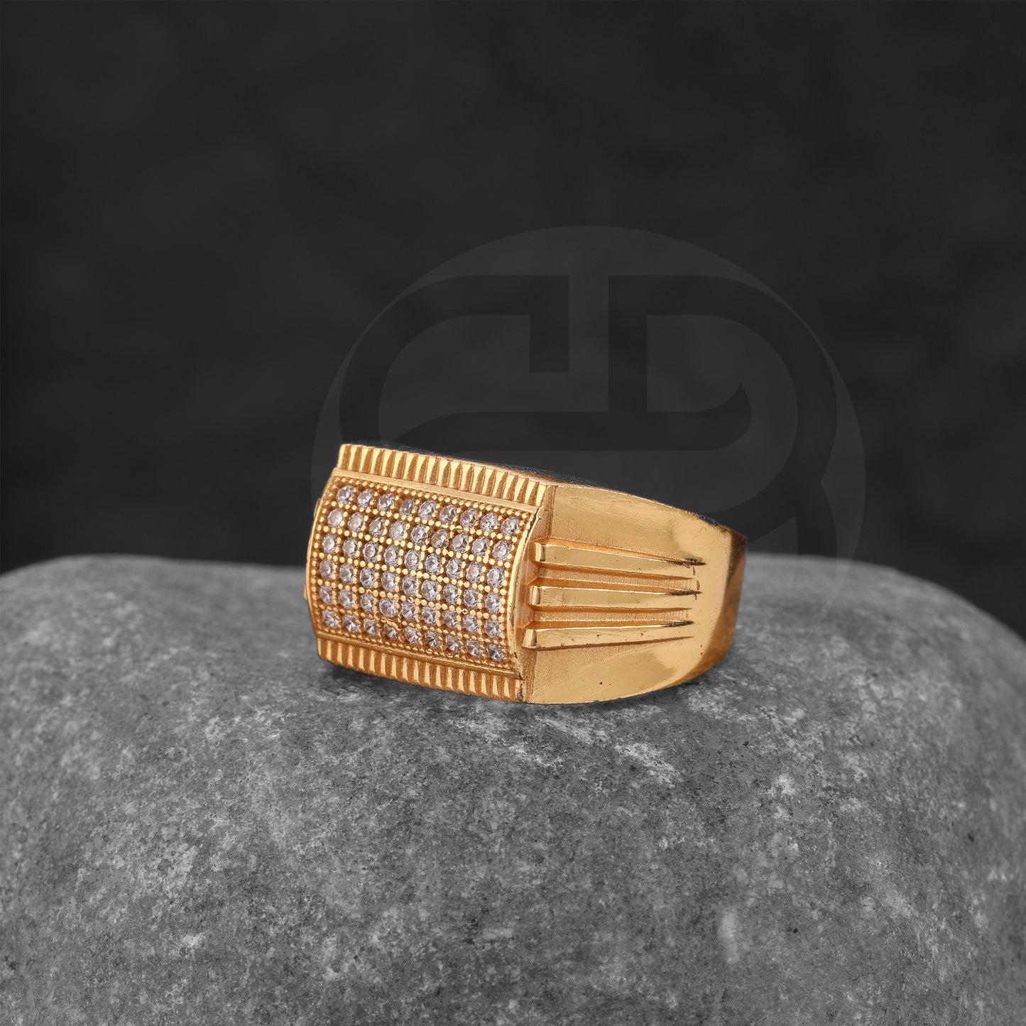 Gold Plated Diamond Ring