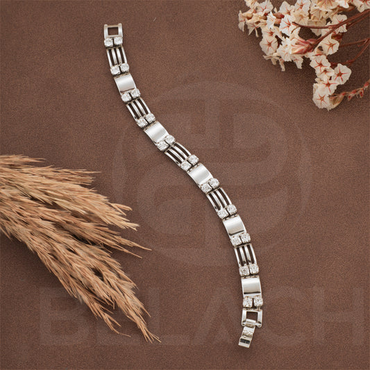 Silver Plated Luxuries Diamond Bracelate SPDB023