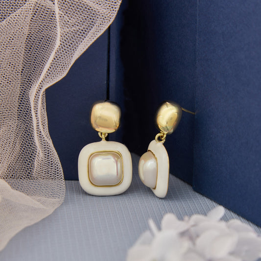 Gold Plated Luxuries Earrings