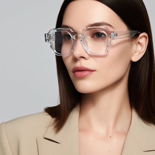 William Clear Round Sunglasses