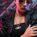 CEO Gold chain With Diamond Pedant GPCP002