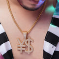 Yen Daller Gold chain With Diamond Pedant GPCP073