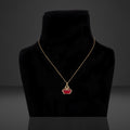 Solitaire Gold Necklace