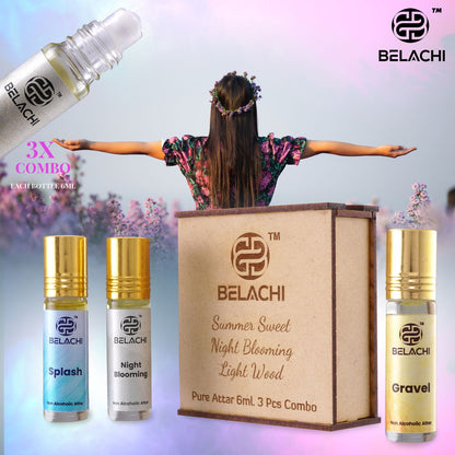 BELACHI LIMITED EDITION ATTAR COMBO PACK OF THREE