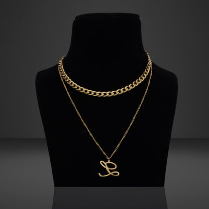 Sign Gold Necklace