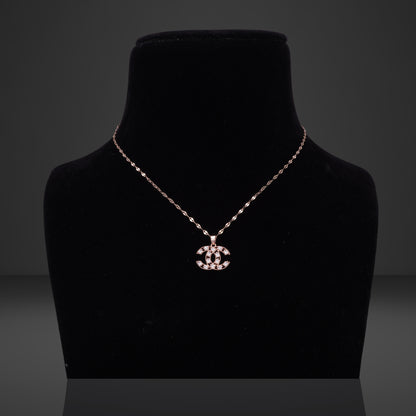 Spider Diamond Rosegold Necklace