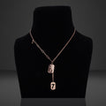 Seven Pedant Rosegold Necklace