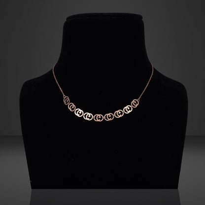 Lotus Rosegold Necklace