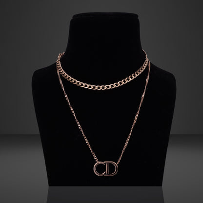 CLOUDY ROSEGOLD NECKLACE