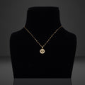 Curly Diamond Gold Necklace