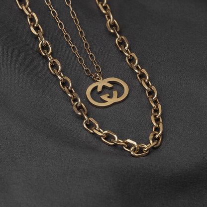 Alfa Gold Necklace