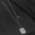 H Pedant Silver Necklace