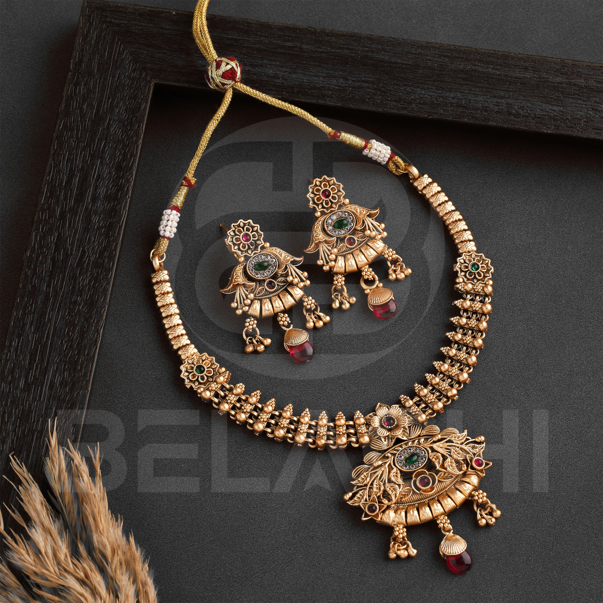 Belachi Temple Choker Jewellery