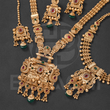 Belachi Temple Combo Set Jewellery