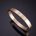 Four Star Rosegold With Diamond Kada