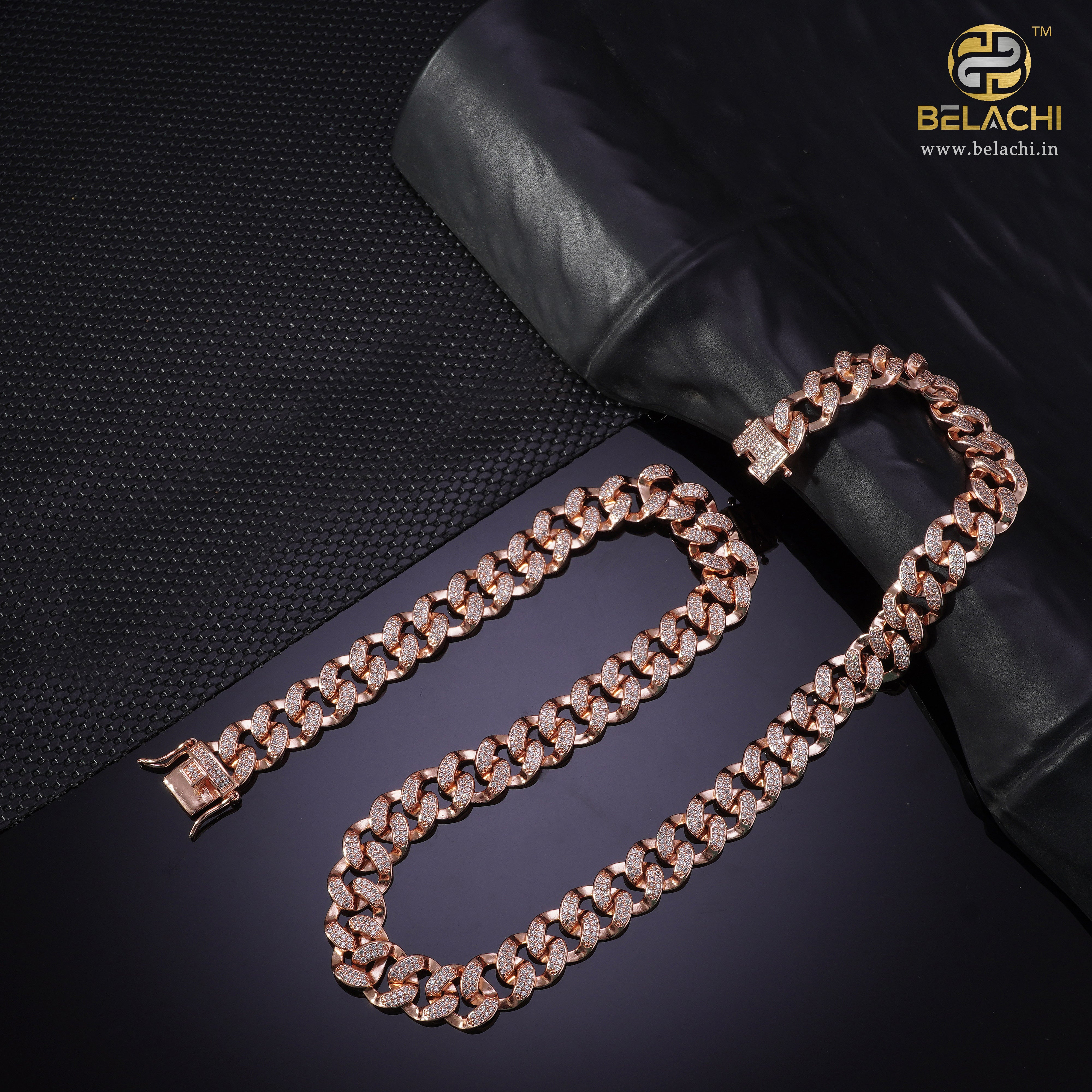 10K Rose Gold Solid Miami Cuban Link Chain 8mm Box Clasp Necklace 24-30  Inches - JFL Diamonds & Timepieces