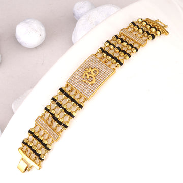 Shiva Diamond Gold Primium Rudraksha Bracelate