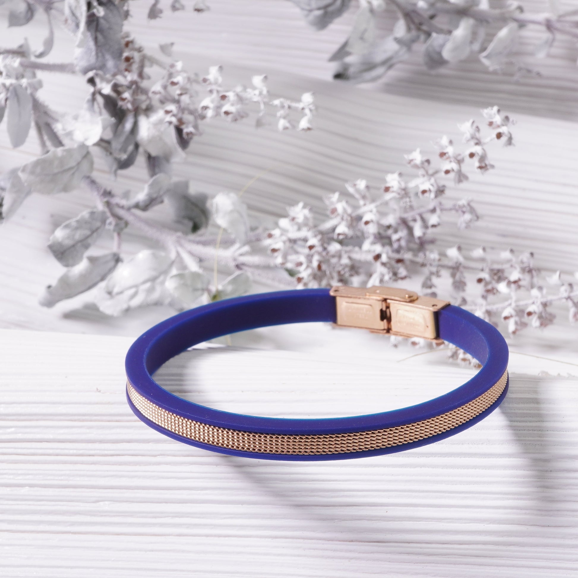 Silicone Blue Premium Bracelet