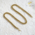 Gold Plated Luxuries Cube Chain