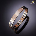 Namor Ceramic Black Rosegold Premium Kada With Diamond