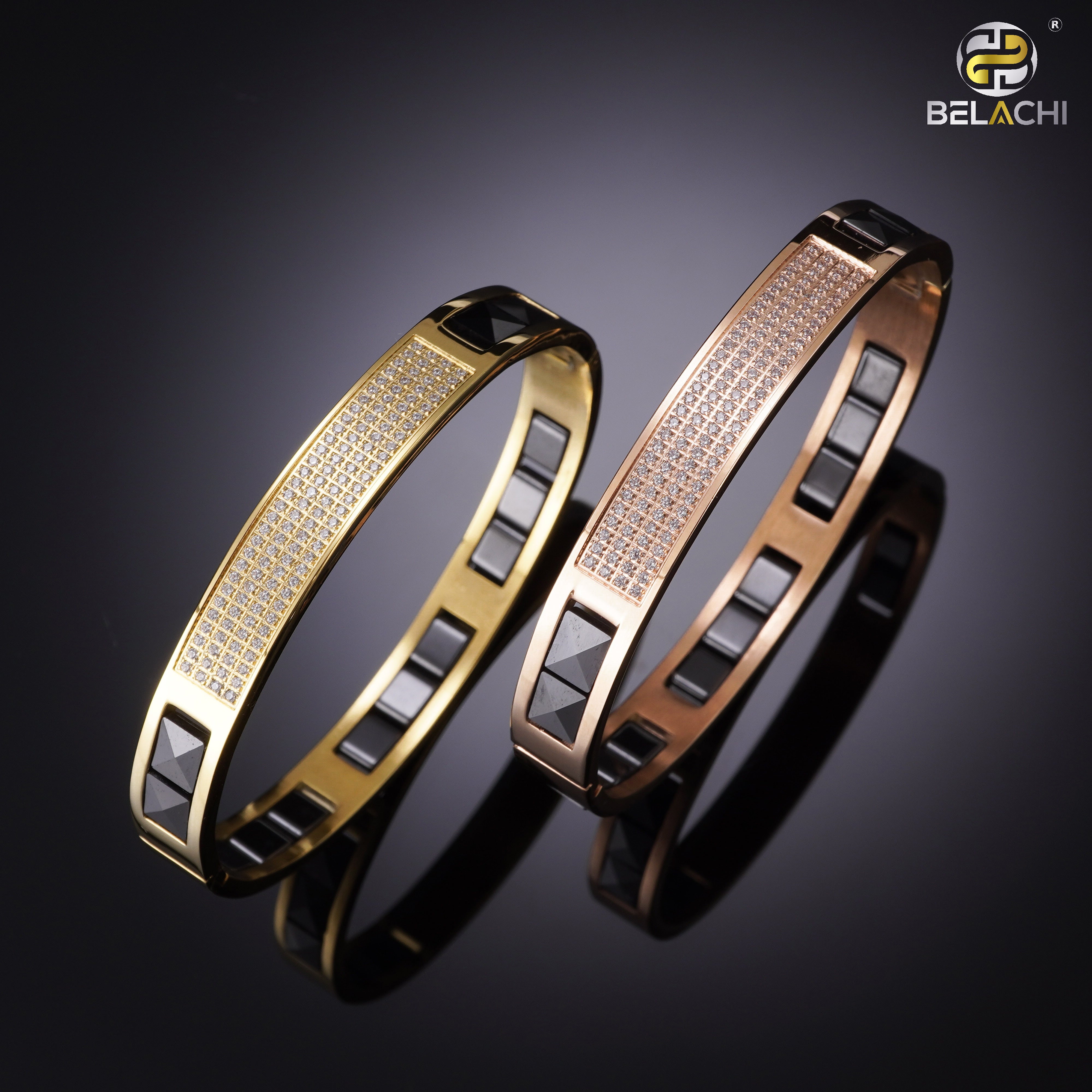 Dual Colour Bracelet with Magnet Unique Design Ceramic Bracelet - Style  B015 – Soni Fashion®