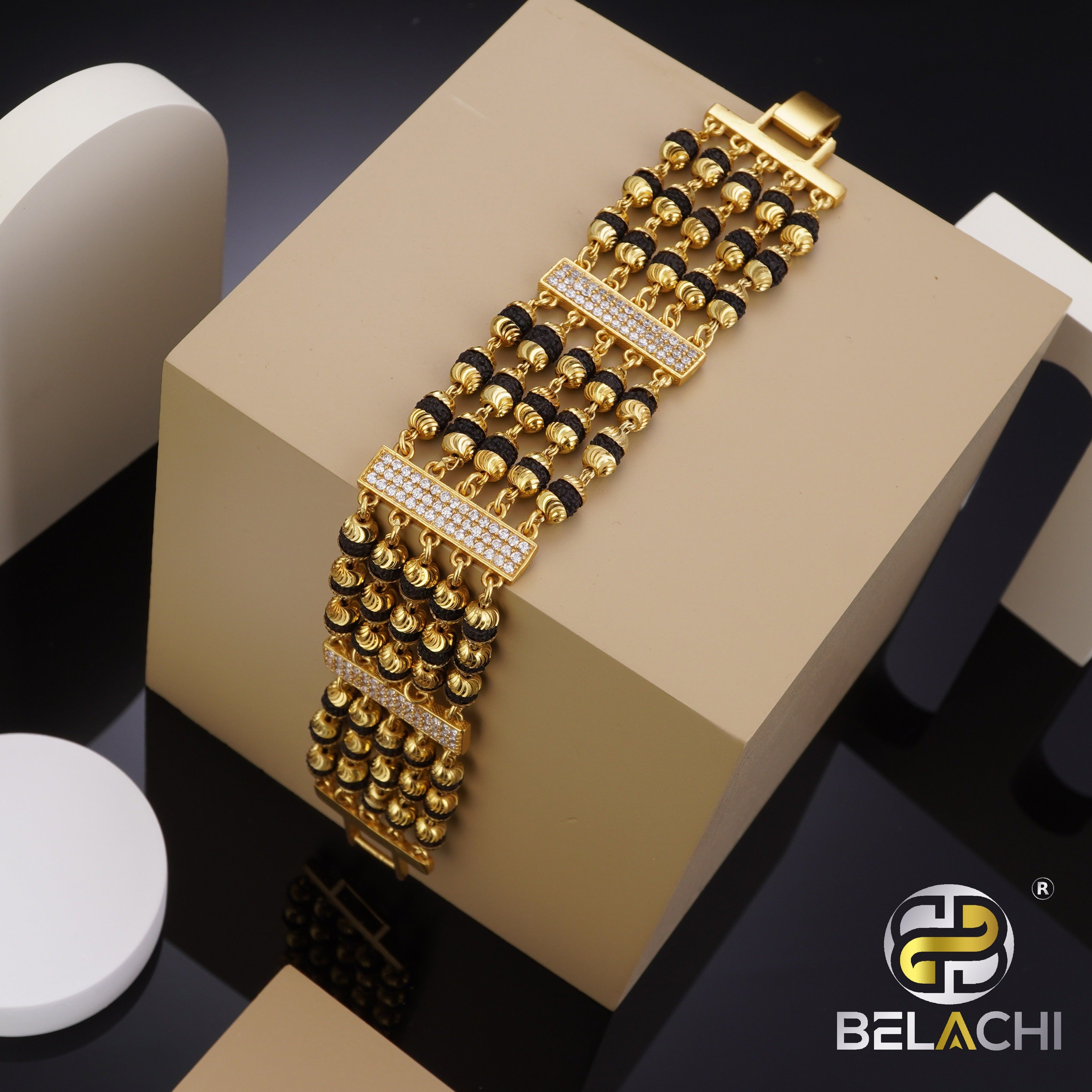 Buy Golden Chain + Bracelet + Diamond Ring (MGJ29) Online at Best Price in  India on Naaptol.com