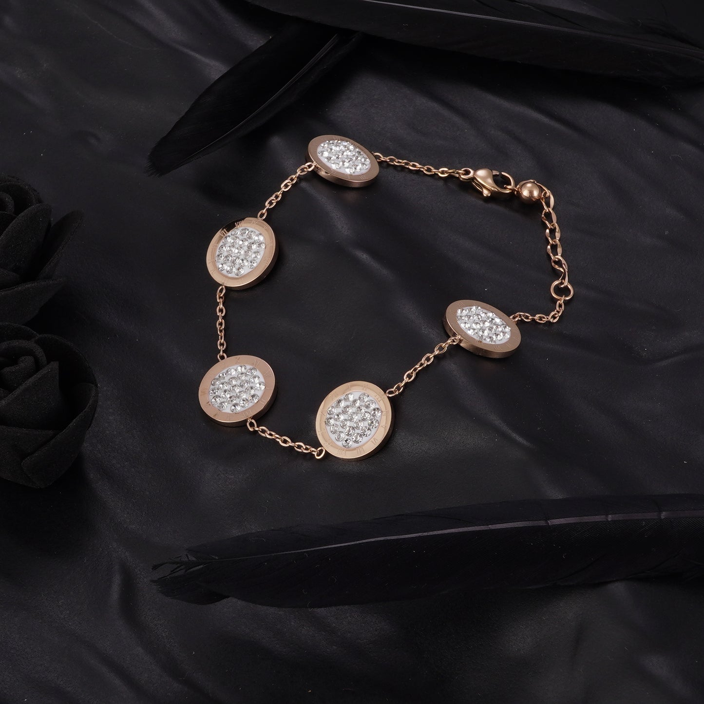 Pentagon Rosegold Luxuries Bracelet