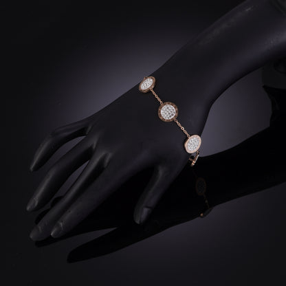 Pentagon Rosegold Luxuries Bracelet