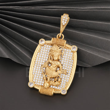 GOLD PLATED PREMIUM PENDANT WITH DIAMOND