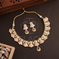 Belachi Multicolor Minakari Necklace Set