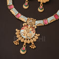 Belachi Multicolor Minakari Necklace Set